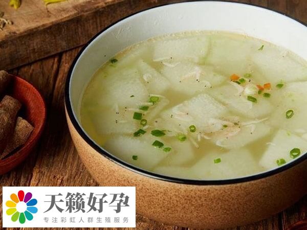 冬瓜湯有助于排腹水